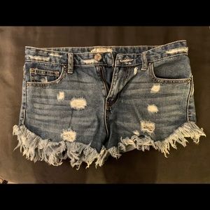 Free people ripped jean shorts